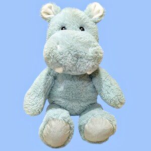 Walgreen Hippo Plush Bluish Gray 13 Inch Stuffed Animal Toy Doll Lovey Very Soft